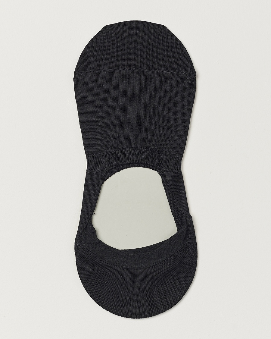 Bresciani Step in Ghost Socks Black – Musta