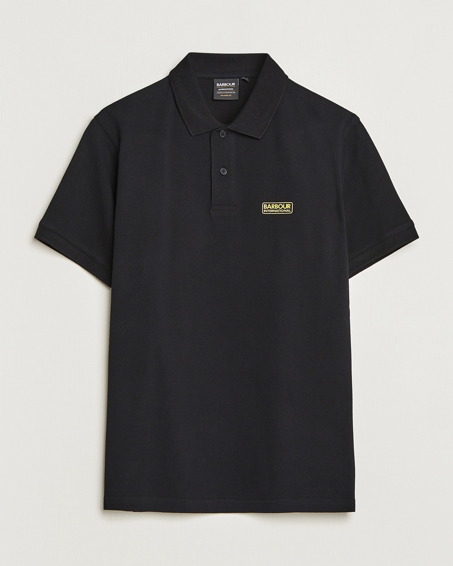 Barbour International Essential Polo Black – Musta