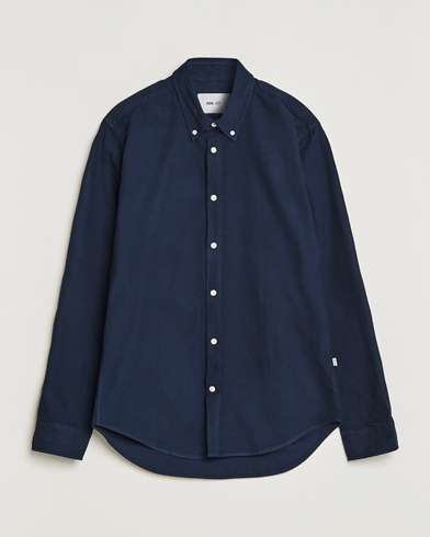 Mies |  | NN07 | Arne Button Down Oxford Shirt Navy Blue