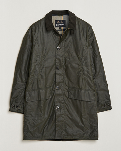 Mies | Barbour | Barbour Lifestyle | Waxed Mac Coat Fern