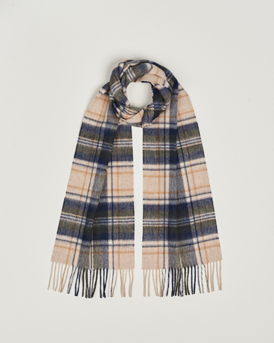 Mies | Barbour | Barbour Lifestyle | Lambswool/Cashmere New Check Tartan Sand/Beige/Plaid