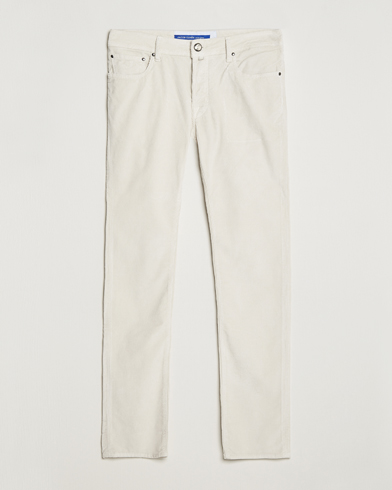 Mies |  | Jacob Cohën | Bard 5-Pocket Medium Corduroy Trousers Off White