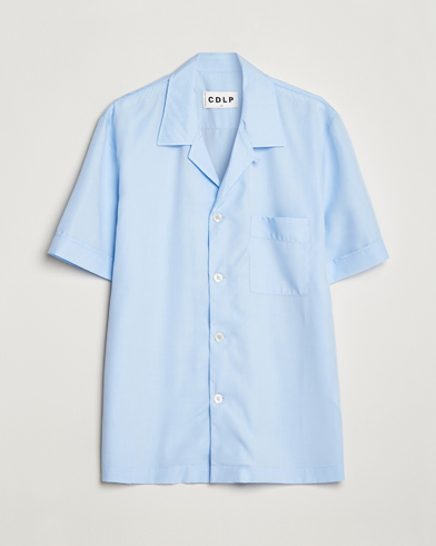 Mies | Yöpuvut ja kylpytakit | CDLP | Short Sleeve Pyjama Shirt Sky Blue