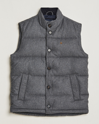 Mies |  | Morris | Alston Wool Flanell Vest Grey