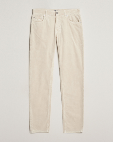 Mies | Vakosamettihousut | Morris | James Corduroy 5-Pocket Pant Off White