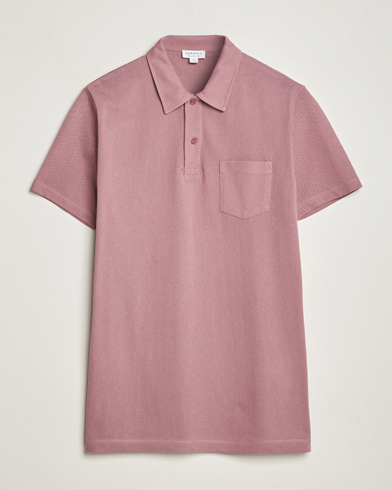 Mies |  | Sunspel | Riviera Polo Shirt Vintage Pink