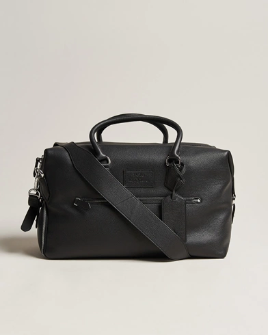 Mies |  | Polo Ralph Lauren | Leather Weekendbag Black