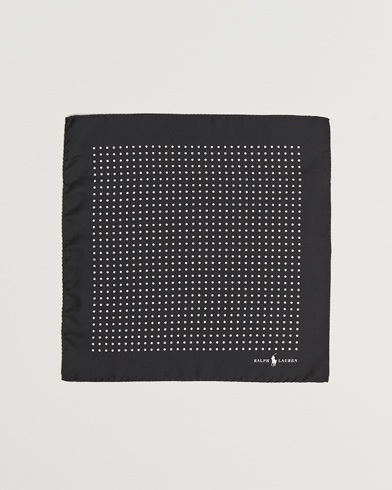 Mies |  | Polo Ralph Lauren | Silk Dot Pocket Square Black/White