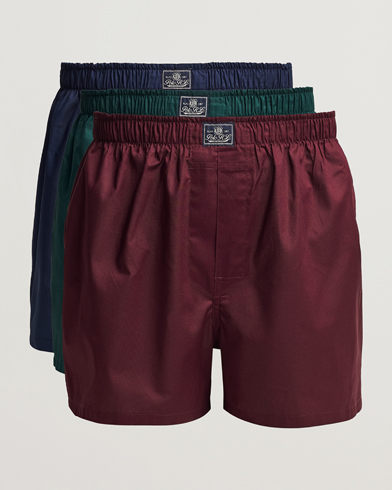 Mies | Osastot | Polo Ralph Lauren | 3-Pack Woven Boxer Red/Navy/Green