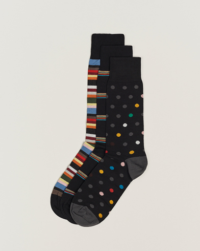 Mies | Paul Smith | Paul Smith | 3-Pack Signature Tipping Socks Multi