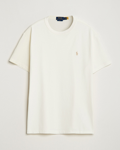 Mies | T-paidat | Polo Ralph Lauren | Loopback Crew Neck T-Shirt Clubhouse Cream