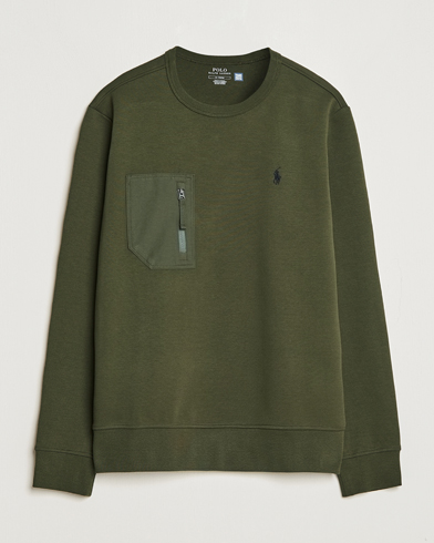 Mies |  | Polo Ralph Lauren | Double Knit Pocket Sweatshirt Company Olive