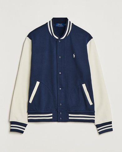 Mies |  | Polo Ralph Lauren | Athletic Fleece Varsity Jacket Navy/Cream