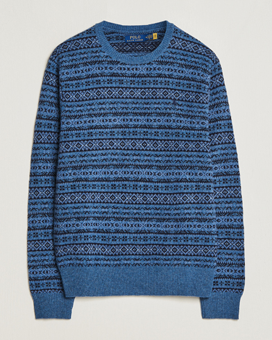 Mies |  | Polo Ralph Lauren | Wool/Cashmere Fairisle Sweater Navy