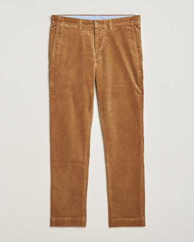 Mies | Vakosamettihousut | Polo Ralph Lauren | Bedford Slim Fit Corduroy Trousers Golden Brown