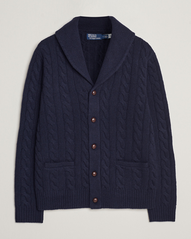 Mies |  | Polo Ralph Lauren | Wool Cable Cardigan Hunter Navy