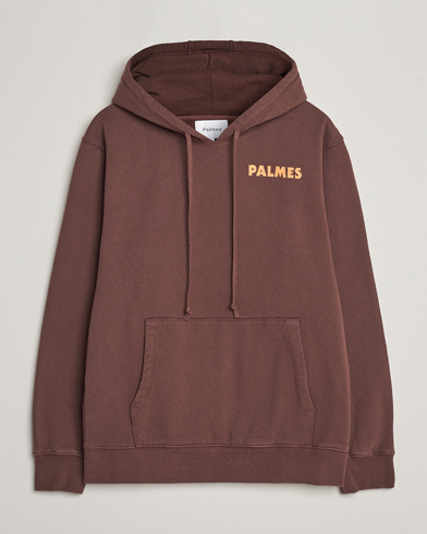 Mies | Palmes | Palmes | Bloody Hooded Sweatshirt Brown