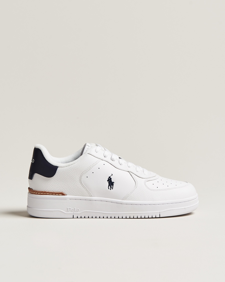 Polo Ralph Lauren Masters Court Sneakers White/Navy – Valkoinen