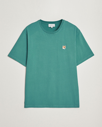Mies |  | Maison Kitsuné | Fox Head T-Shirt Teal Green