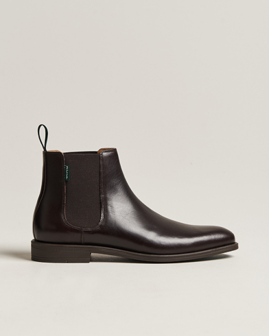 Mies |  | PS Paul Smith | Cedric Leather Chelsea Boot Dark Brown