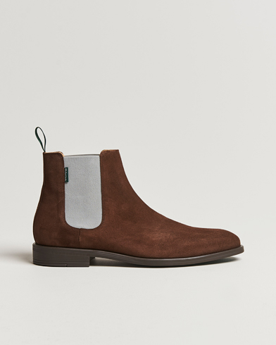 Mies |  | PS Paul Smith | Cedric Suede Chelsea Boot Chocolate