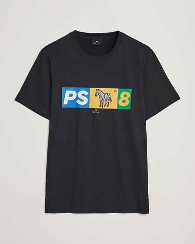 Mies |  | PS Paul Smith | PS8 Zebra Crew Neck T-Shirt Black