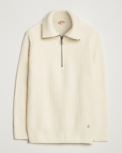 Mies |  | Armor-lux | Pull Camionneur Wool Half Zip Nature