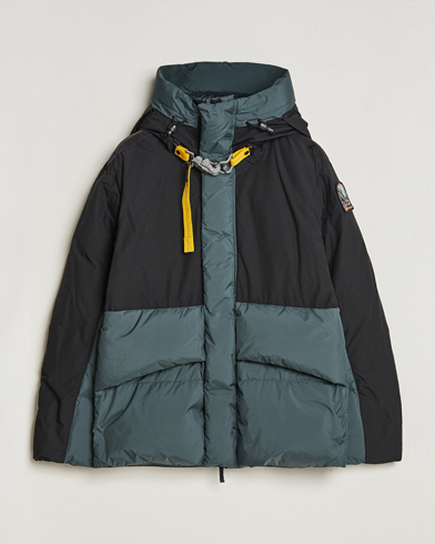 Mies | Parajumpers | Parajumpers | Ronin Foul Weather Down Parka Black/Green Gables