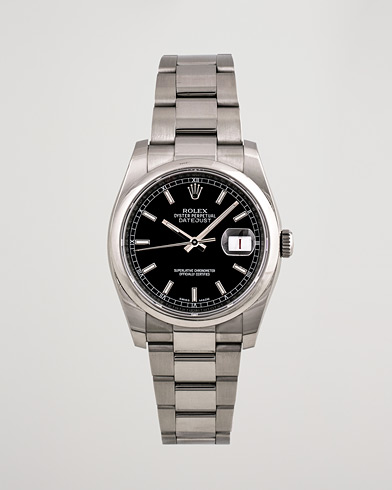 Mies | Pre-Owned & Vintage Watches | Rolex Pre-Owned | Datejust 116200 Oystert Perpetual Steel Black Steel Black
