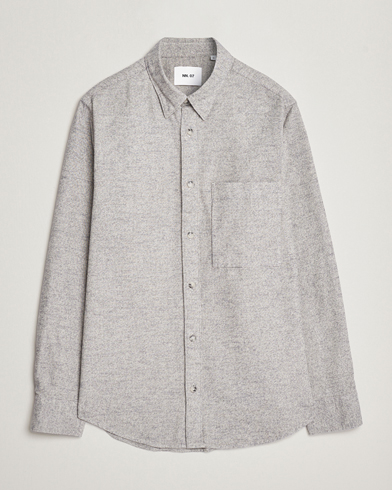 Mies |  | NN07 | Cohen Brushed Flannel Shirt Black Multi