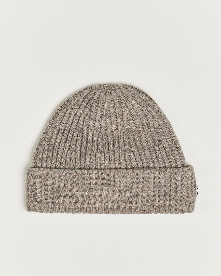 NN07 NN07Wool Rib HatKhaki Beige – Beige