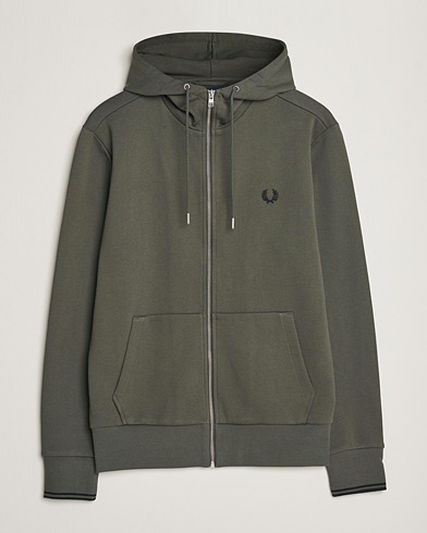Mies | Fred Perry | Fred Perry | Hooded Zip Sweatshirt Field Green