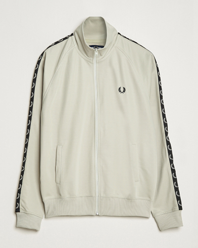 Mies | Full-zip | Fred Perry | Taped Track Jacket Light Oyster