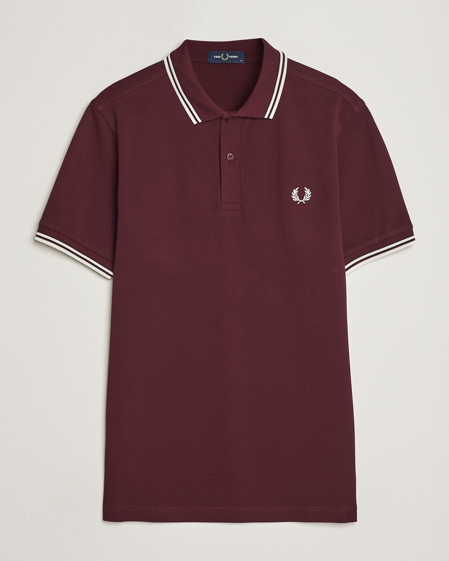 Fred Perry Twin Tipped Polo Shirt Oxblood – Punainen