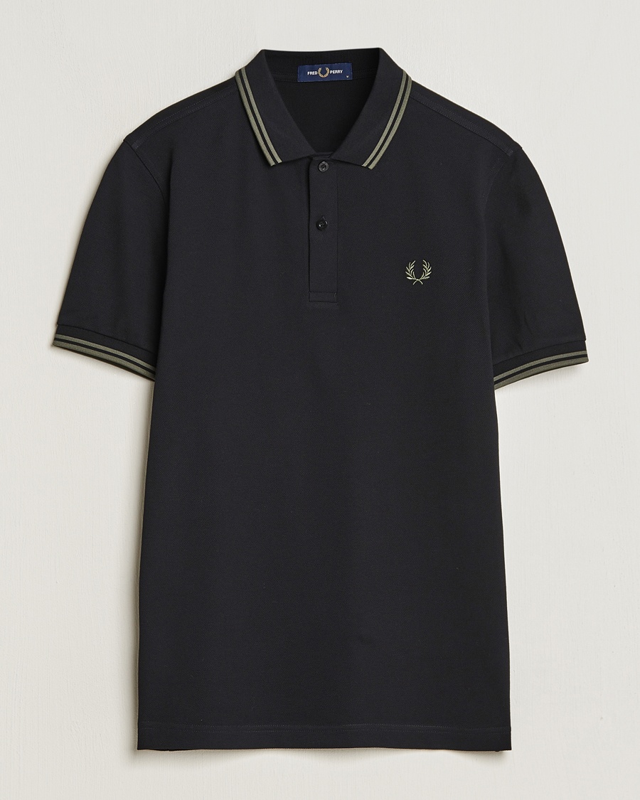 Fred Perry Twin Tipped Polo Shirt Black – Musta