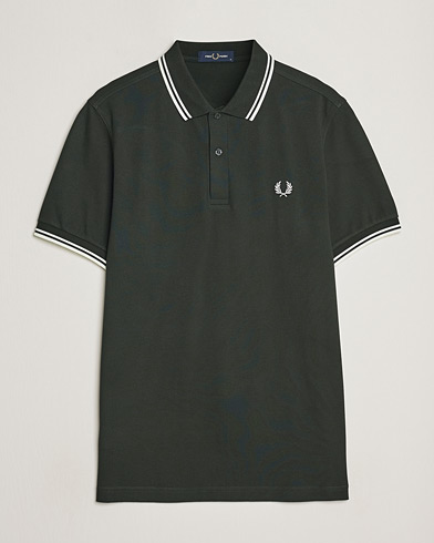 Mies |  | Fred Perry | Twin Tipped Polo Shirt Night Green