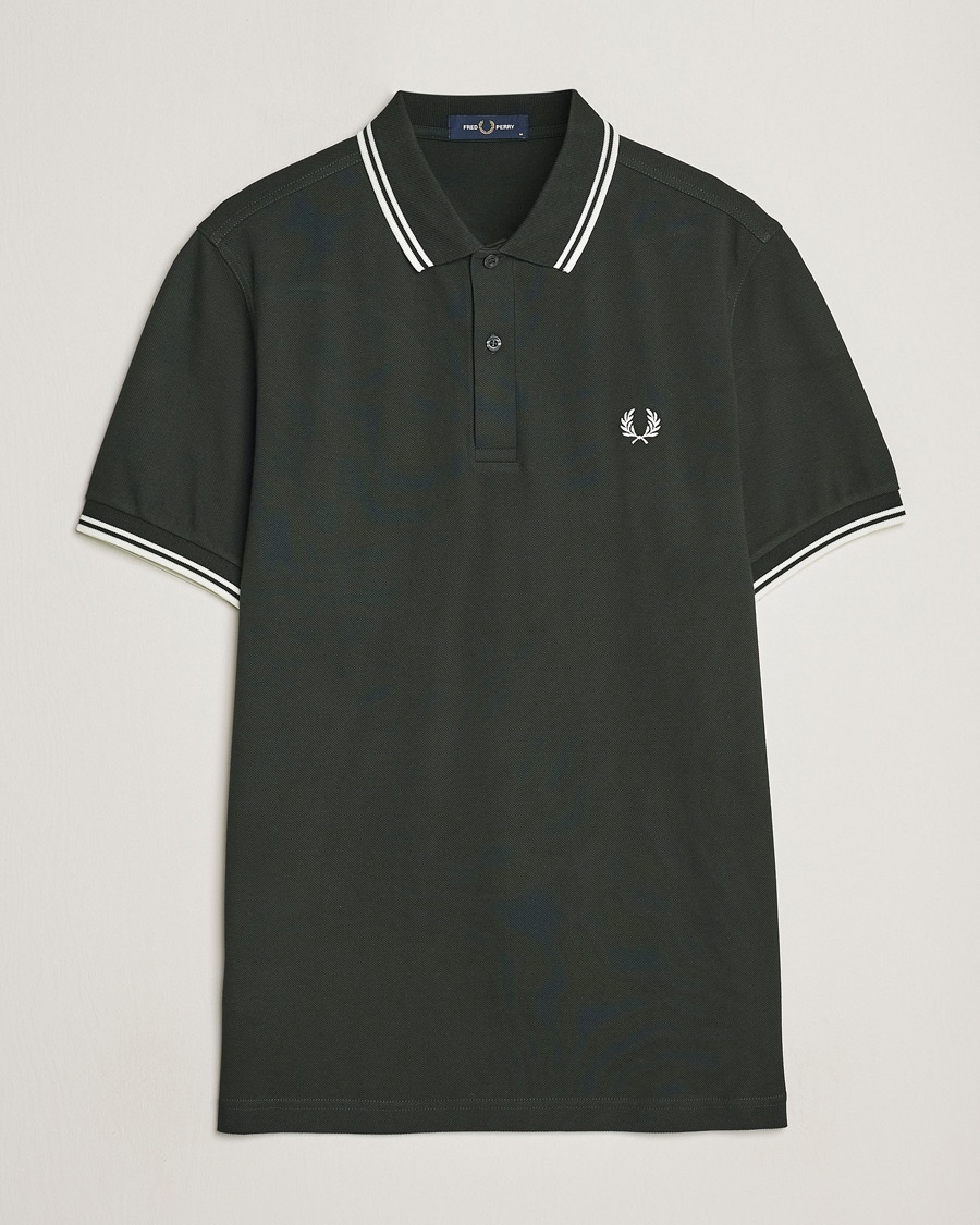 Fred Perry Twin Tipped Polo Shirt Night Green – Vihreä