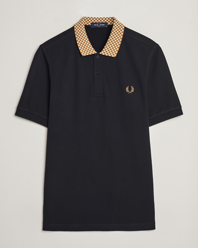 Mies | Fred Perry | Fred Perry | Checkboard Collar Polo Black