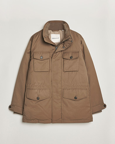 Mies |  | GANT | Flannel Padded Field jacket Desert Brown