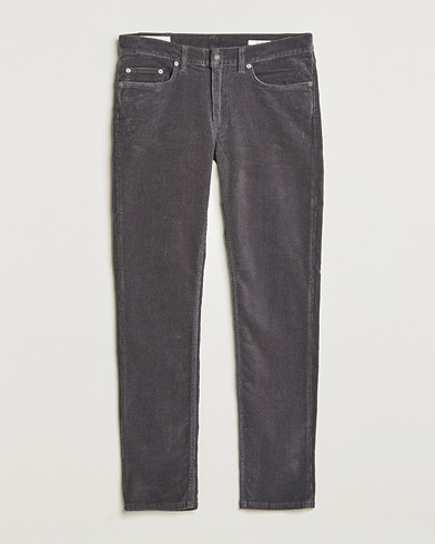 Mies | Vakosamettihousut | GANT | Cord 5-Pocket Jeans Antracite