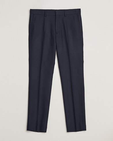Mies |  | GANT | Slim Flannel Pants Evening Blue