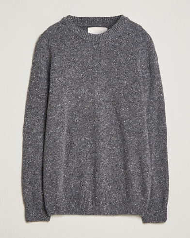 Mies |  | GANT | Neps Donegal Crew Neck Sweater Antracite