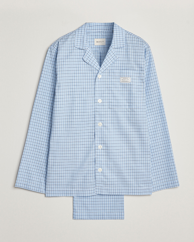 Mies |  | GANT | Checked Pyjama Set Capri Blue