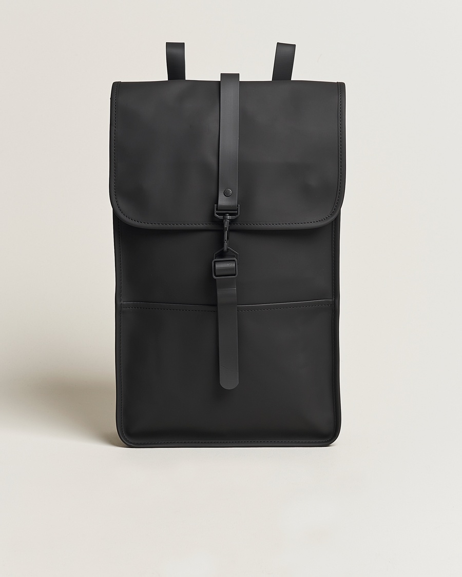 RAINS Backpack Black – Musta