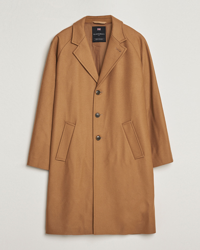 Mies |  | Gloverall | Chesterfield Wool/Cashmere Raglan Coat Camel