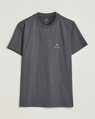 Mies | Japanese Department | Snow Peak | Logo T-Shirt Charcoal