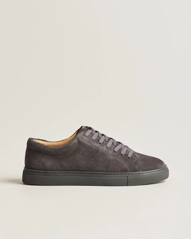Mies |  | Myrqvist | Oaxen Monochrome Sneaker Dark Grey Suede