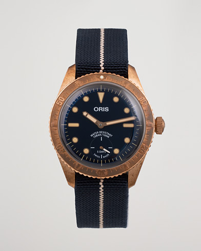 Mies | Pre-Owned & Vintage Watches | Oris Pre-Owned | Carl Brashear Calibre 401 Limited Edition Steel Blue
