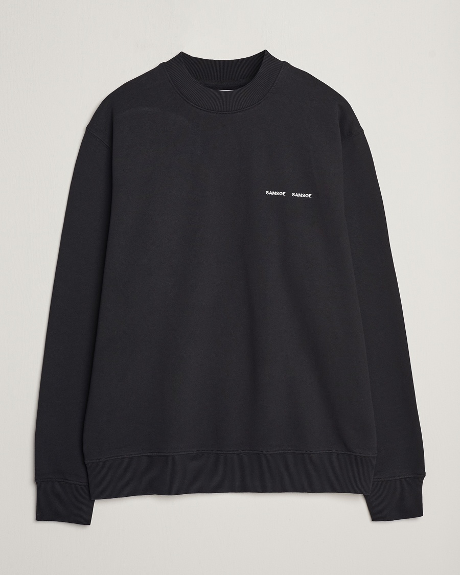 Samsøe Samsøe Norsbro Crew Neck Sweatshirt Black – Musta