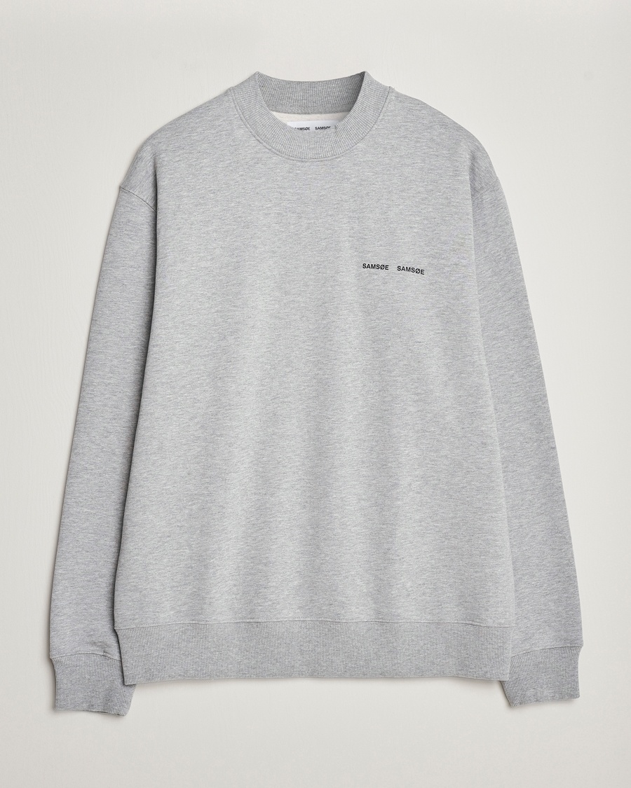 Samsøe Samsøe Norsbro Crew Neck Sweatshirt Grey Melange – Harmaa